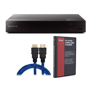 BDPS3700_K2 Sony Streaming Blu-ray Disc Player with Lens Cleaner and HDMI  Cable