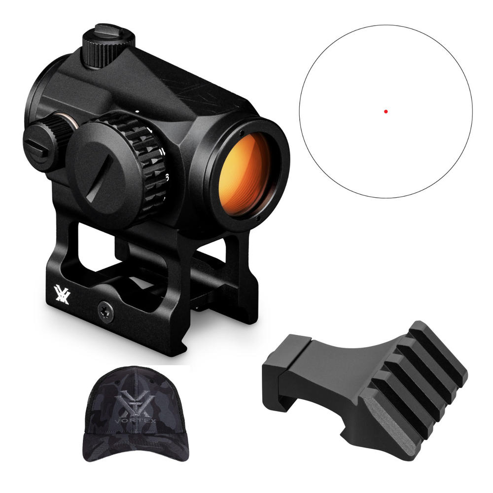 Vortex Crossfire Red Dot Sight (2 MOA Dot Reticle) w/45 Degree Mount