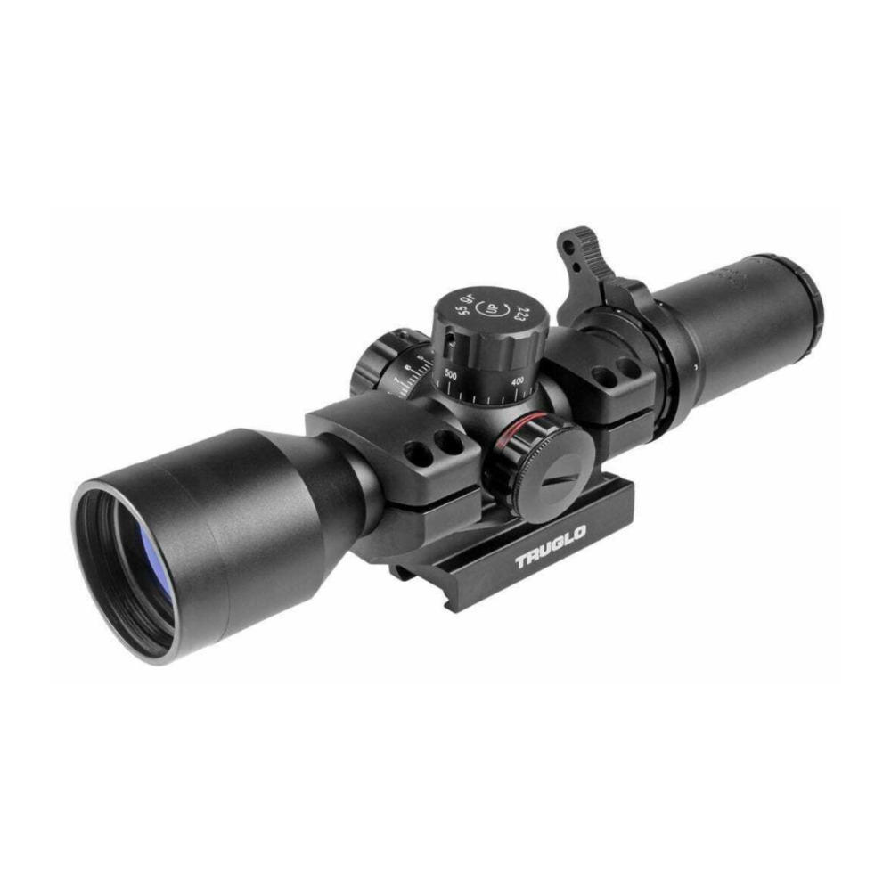 TruGlo Tru-Brite 30 Series 1-6x Illuminated Ring Dual-Color Mil-Dot Riflescope