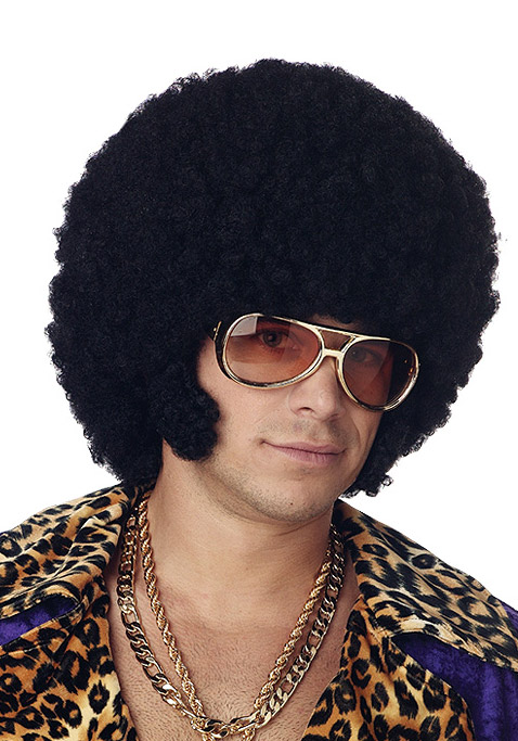 California Costume Afro Chops Wig (Black;One Size)