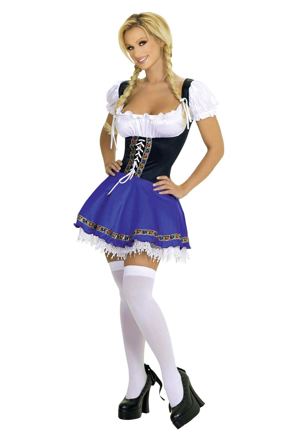 Roma Costume Serving Wench Costume - Standard