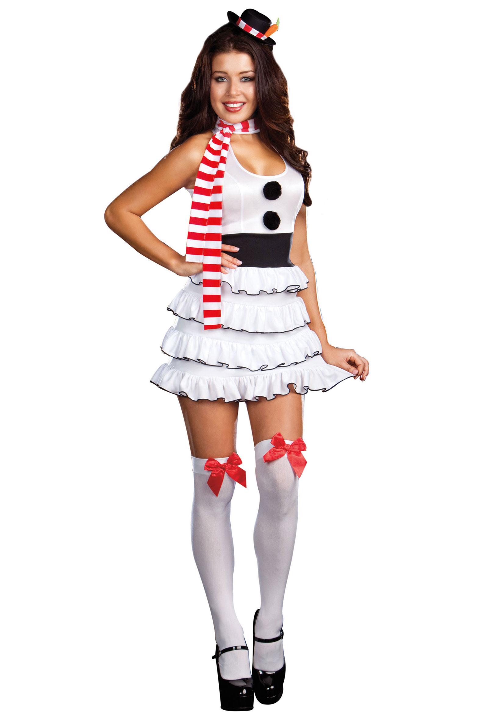Dreamgirl Women's Let It Snow Sexy Christmas Costume - As Shown