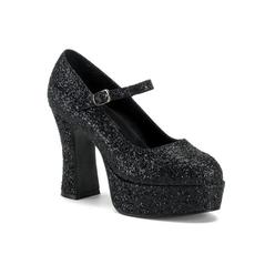 Funtasma Women's 4 Inch Heel Single Strap Glitter Finish Mary Jane Shoe