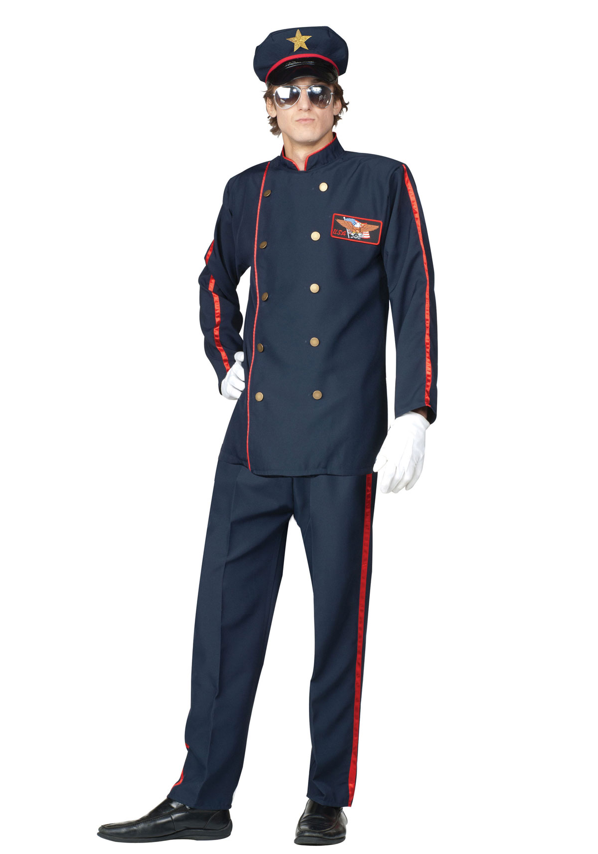 RG Costumes Marine Jacket, Adult - Navy