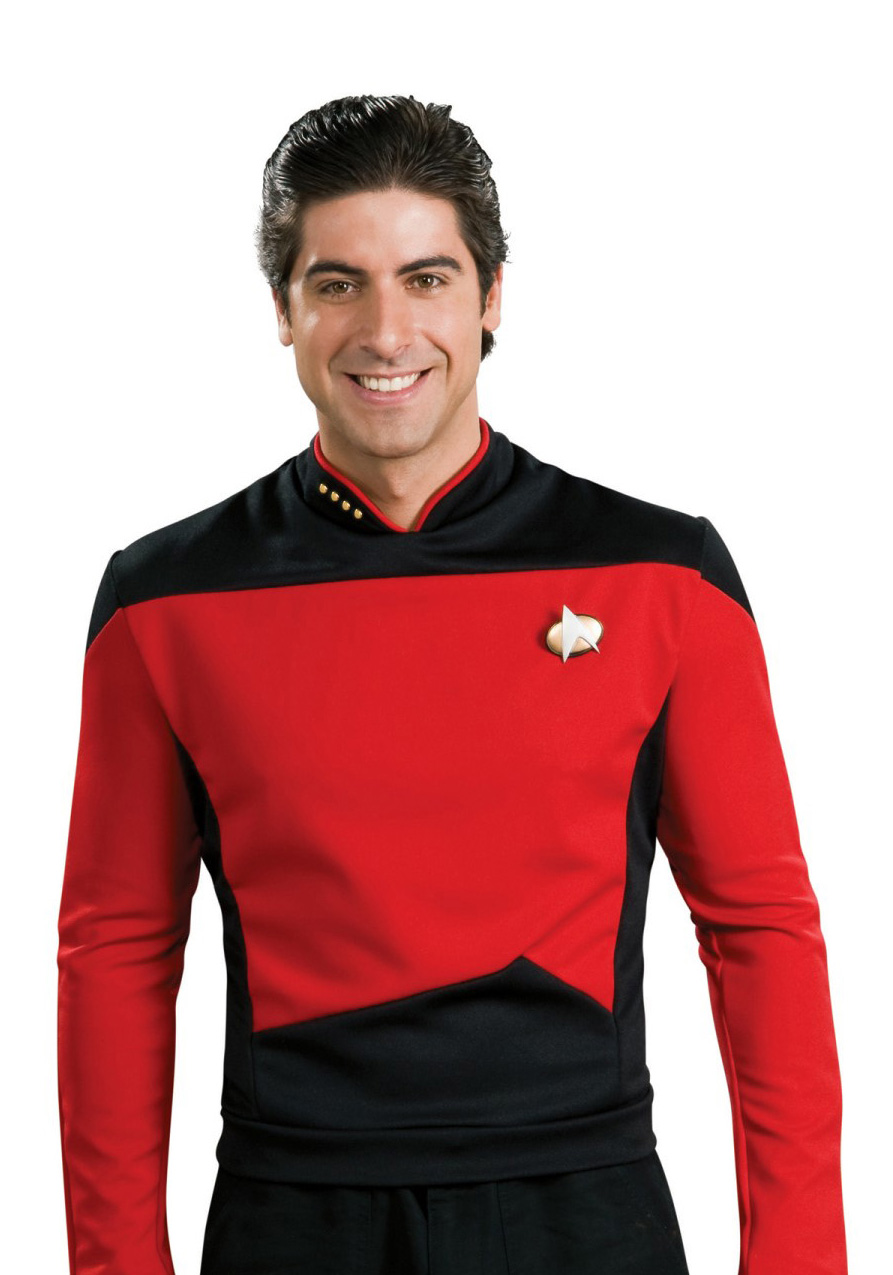 Rubie's Costume Co Star Trek Next Generation Shirt Deluxe Adult Costume