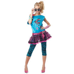 California Costume Adult Valley Girl - Turquoise/Black