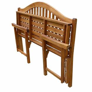 Patio Wise Clic Wooden Folding Bench 3 Seater Acacia Wood Pwfn 030
