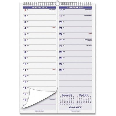 acco azaagpmlf328 at a glance pmlf328 look forward monthly wall