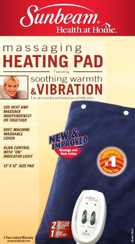 weighted massaging heating pad as seen on tv