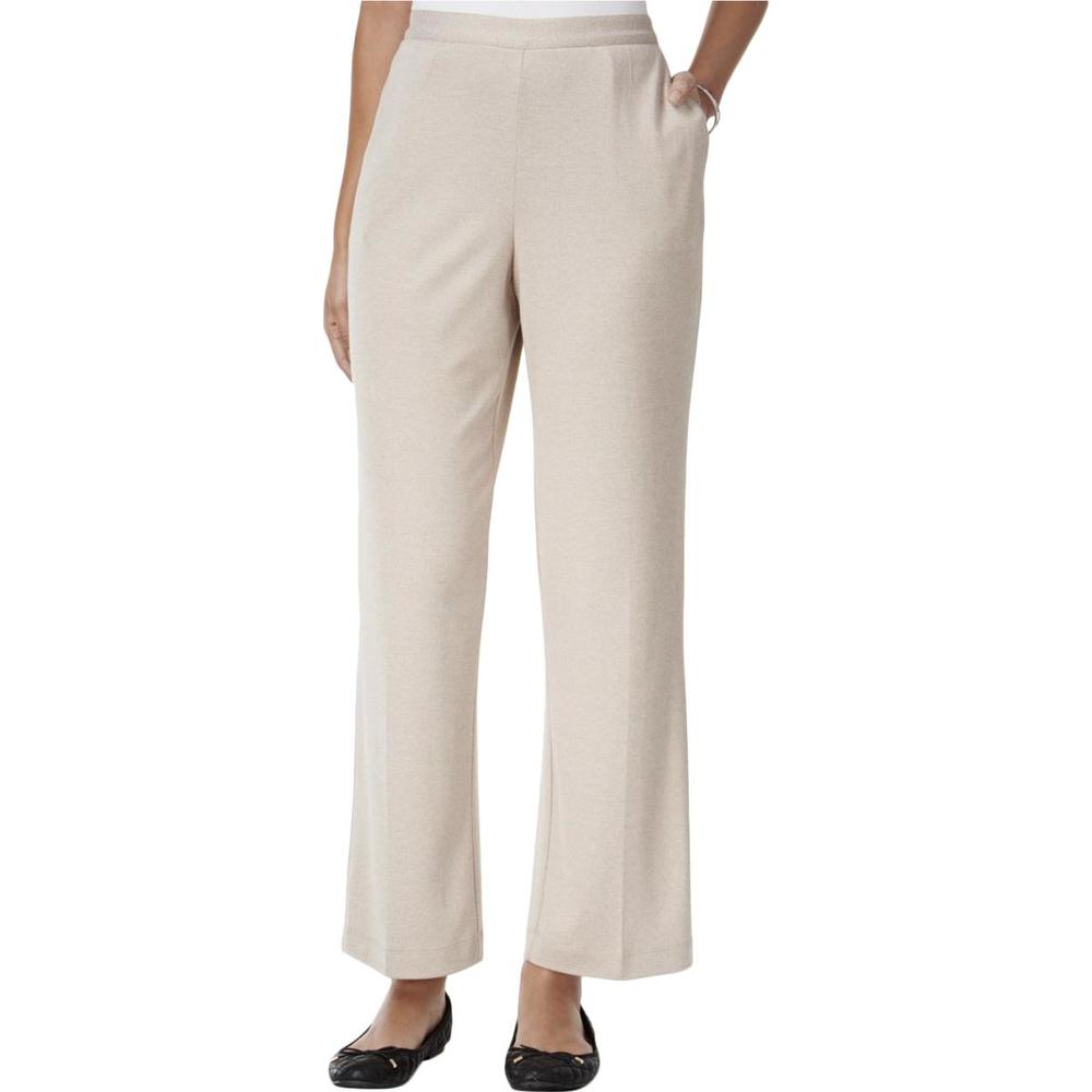 Alfred Dunner Petites Womens Knit Pull On Casual Pants