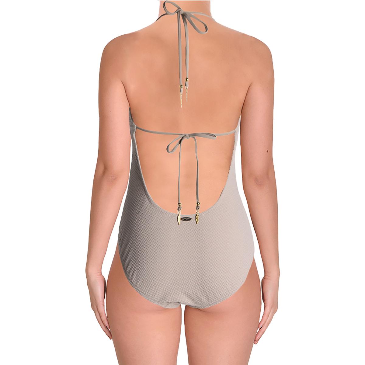 Jessica Simpson Under The Sea Womens Scalloped Pattern One Piece