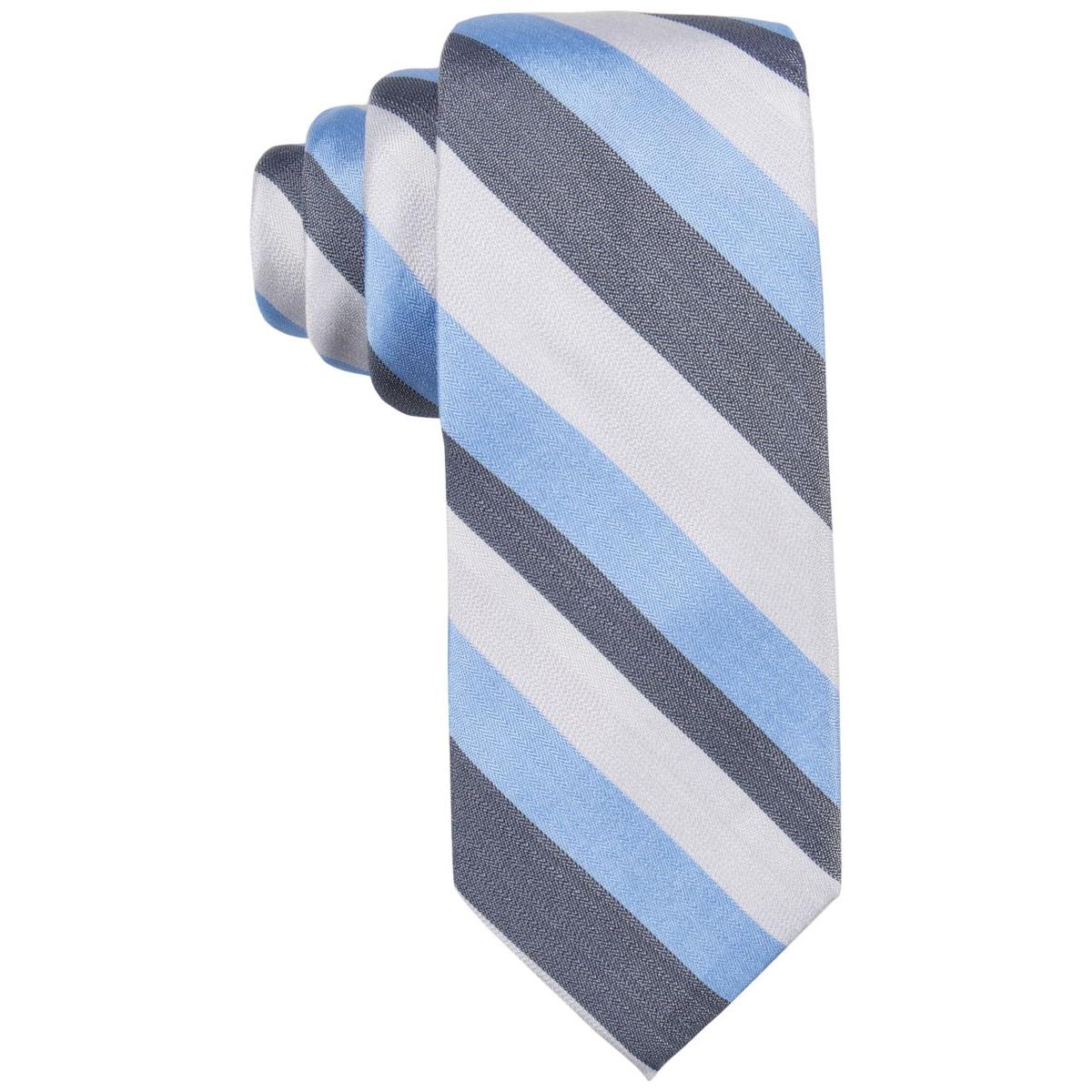 Ryan Seacrest Distinction Newland Mens Striped Slim Neck Tie