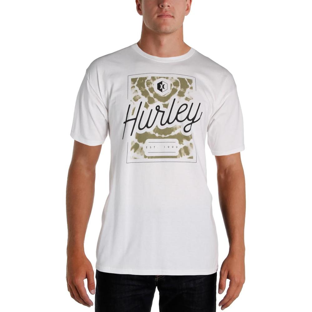 Hurley Mens Graphic Crew Neck T-Shirt