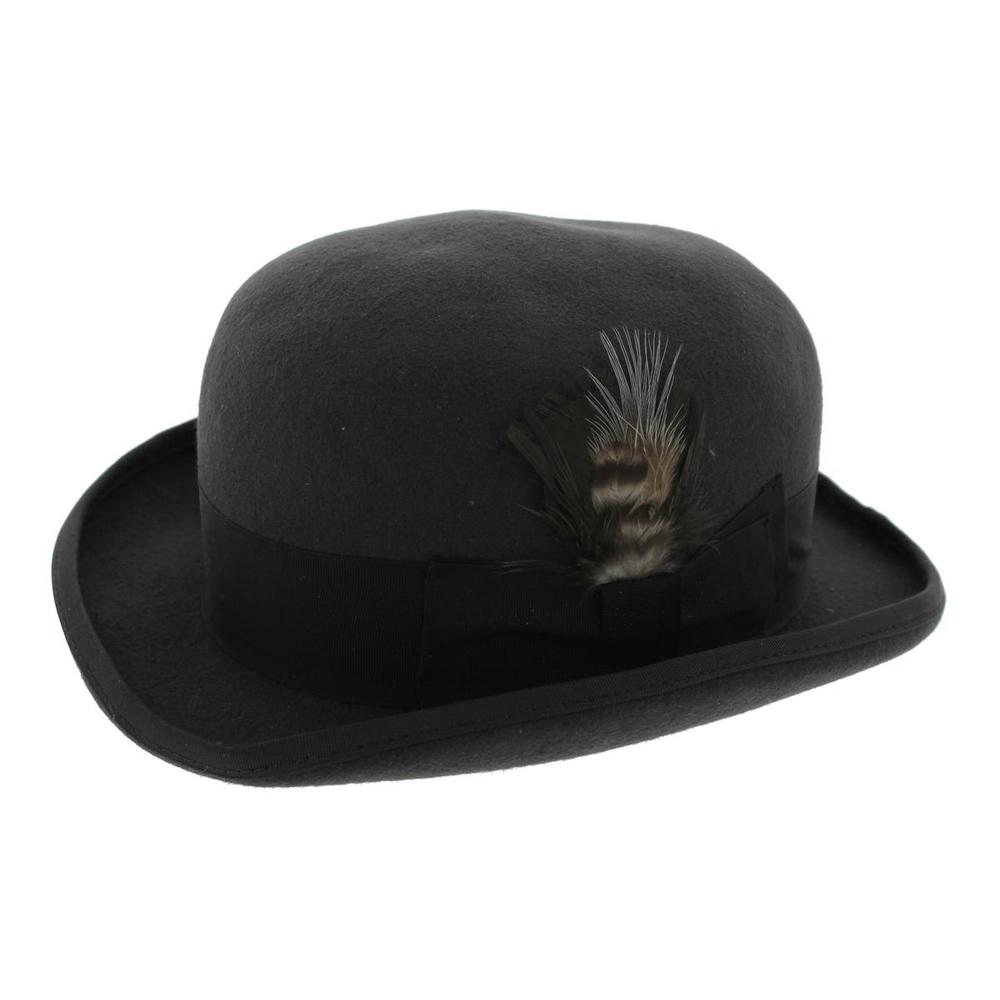 Hats in the Belfry Tammany Mens Wool Banded Derby Hat
