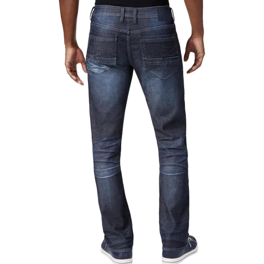Buffalo David Bitton Six-X Mens Faded Straight Fit Slim Jeans