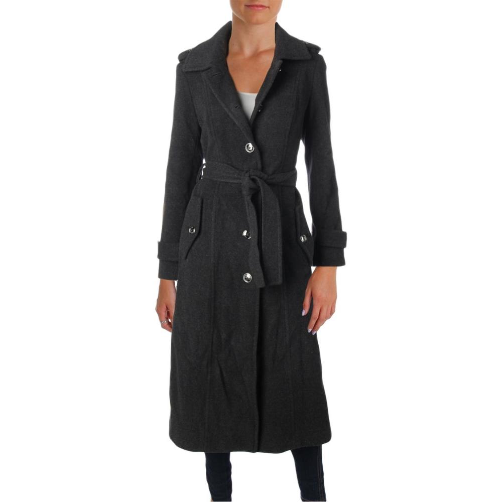 Michael Kors Womens Winter Wool Long Coat