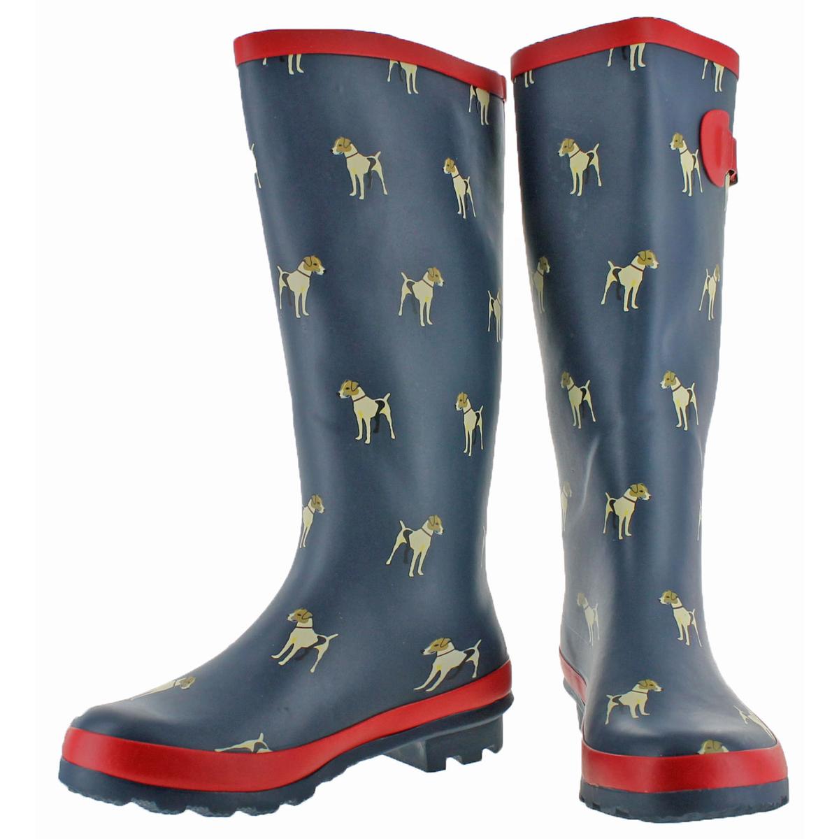 HENRY FERRERA Manchester Womens Waterproof Knee-High Rain Boots