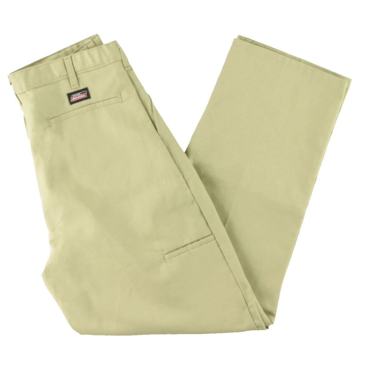Dickies Mens Twill Relaxed Fit Casual Pants