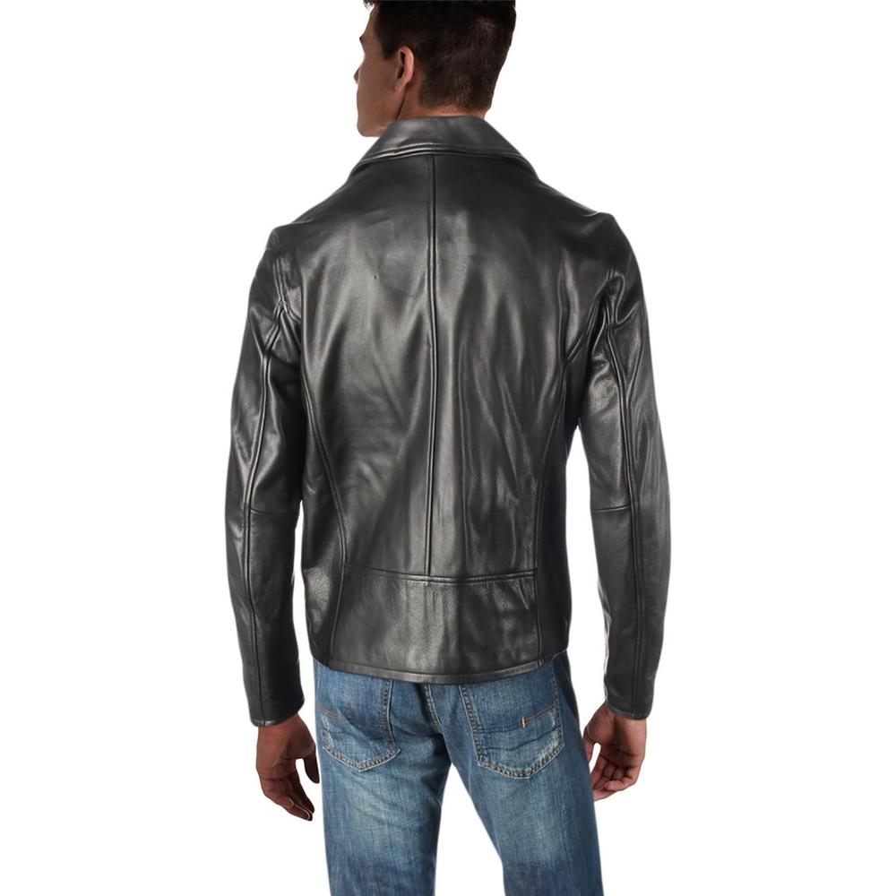 Vince Camuto Mens Fall Coat Leather Jacket