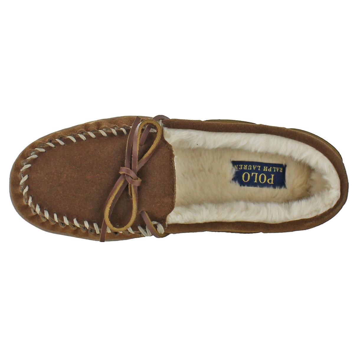 Ralph Lauren Charlie Womens Moc Toe Faux Fur Lined Moccasin Slippers Ralph Lauren Charlie Womens Moc Toe Faux Fur Lined Moccasin Slippers
