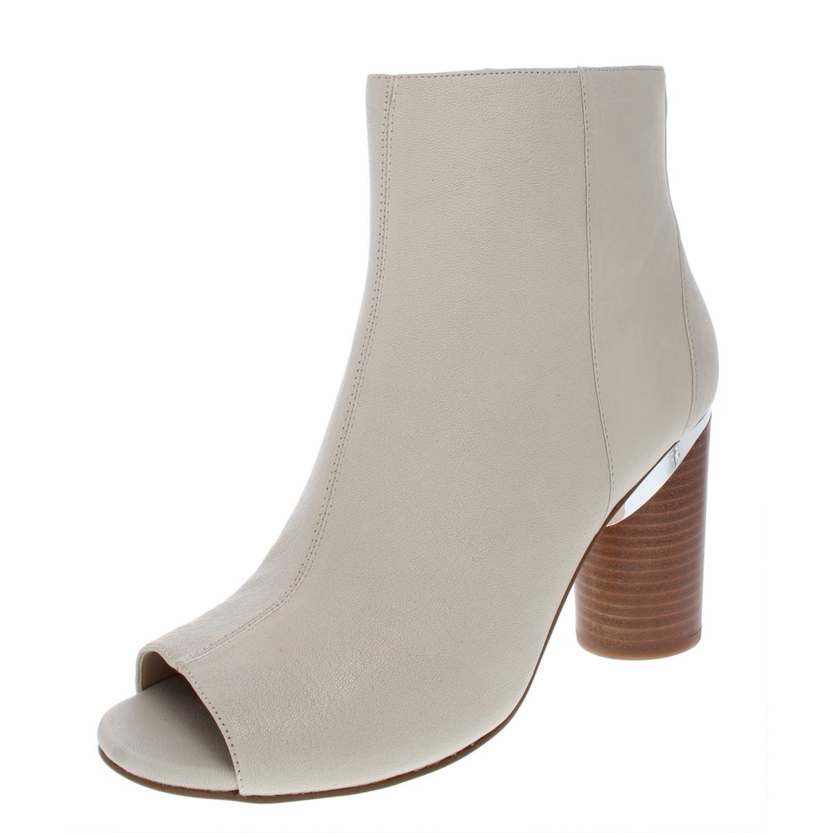 Dkny Benson Womens Leather Peep Toe Booties Dkny Benson Womens Leather Peep Toe Booties