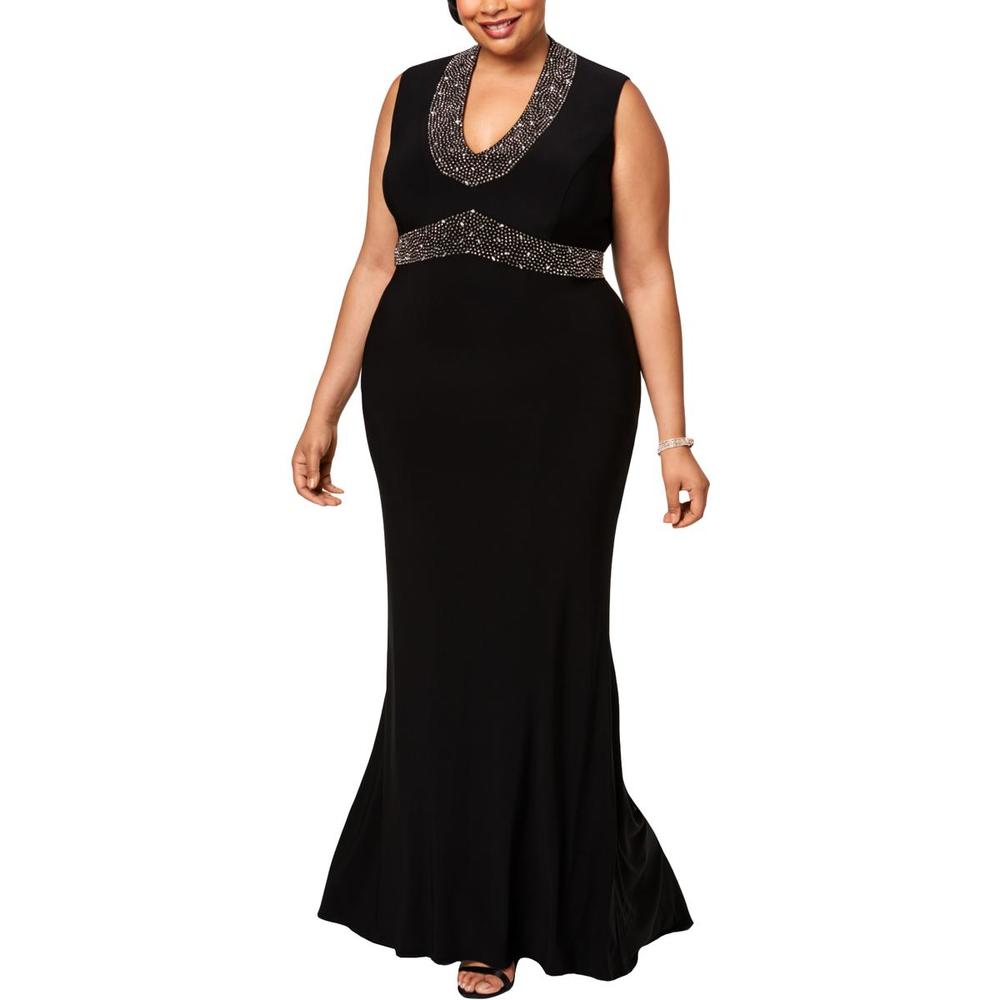 Betsy And Adam Plus Size Evening Gowns Betsy Adam Plus Size Sequin Long-Sleeve Ball Gown Betsy And Adam Plus Size Evening Gowns Betsy Adam Plus Size Sequin Long-Sleeve Ball Gown