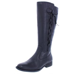 Born Womens Wide Calf Leather Riding Boots
