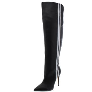 Guess Orianne Womens Leather Striped Thigh High Boots - Guess Women S Leather Boots Guess Orianne Womens Leather Striped Thigh High Boots - Guess Women S Leather Boots