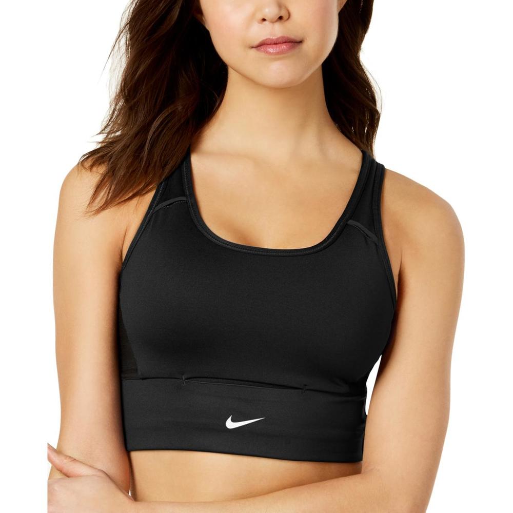 beige nike sports bra