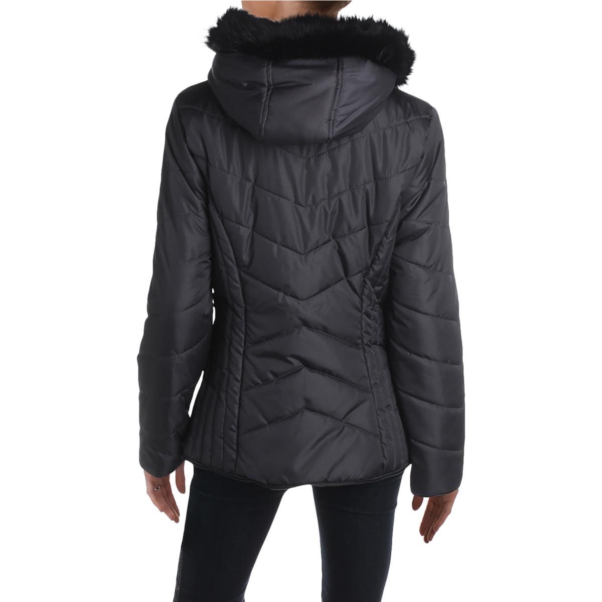 Celebrity Juniors Womens Winter Hooded Puffer Jacket