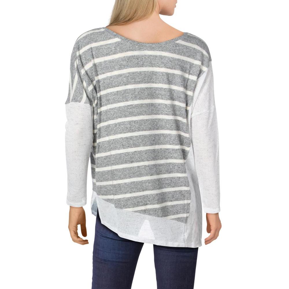 Splendid Womens Asymmetrical Striped Tunic Top Splendid Womens Asymmetrical Striped Tunic Top