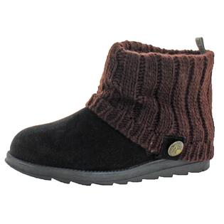 Muk Luks Patti Womens Faux Suede Knit Winter Boots