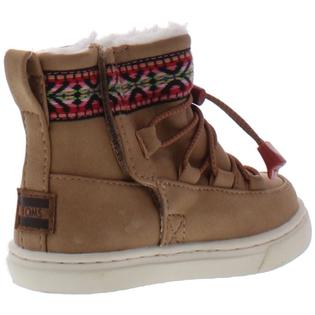 TOMS Tiny Alpine Girls Faux Suede Cold Weather Winter Boots TOMS Tiny Alpine Girls Faux Suede Cold Weather Winter Boots