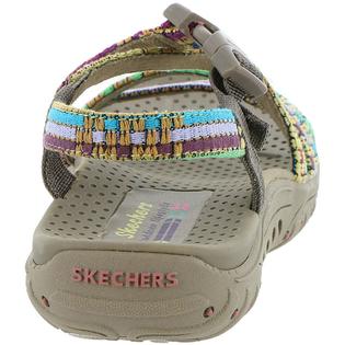Skechers Reggae Sew Me Womens Woven Slingback Sport Sandals