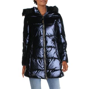 Juicy Couture Womens Winter Down Blend Puffer Coat