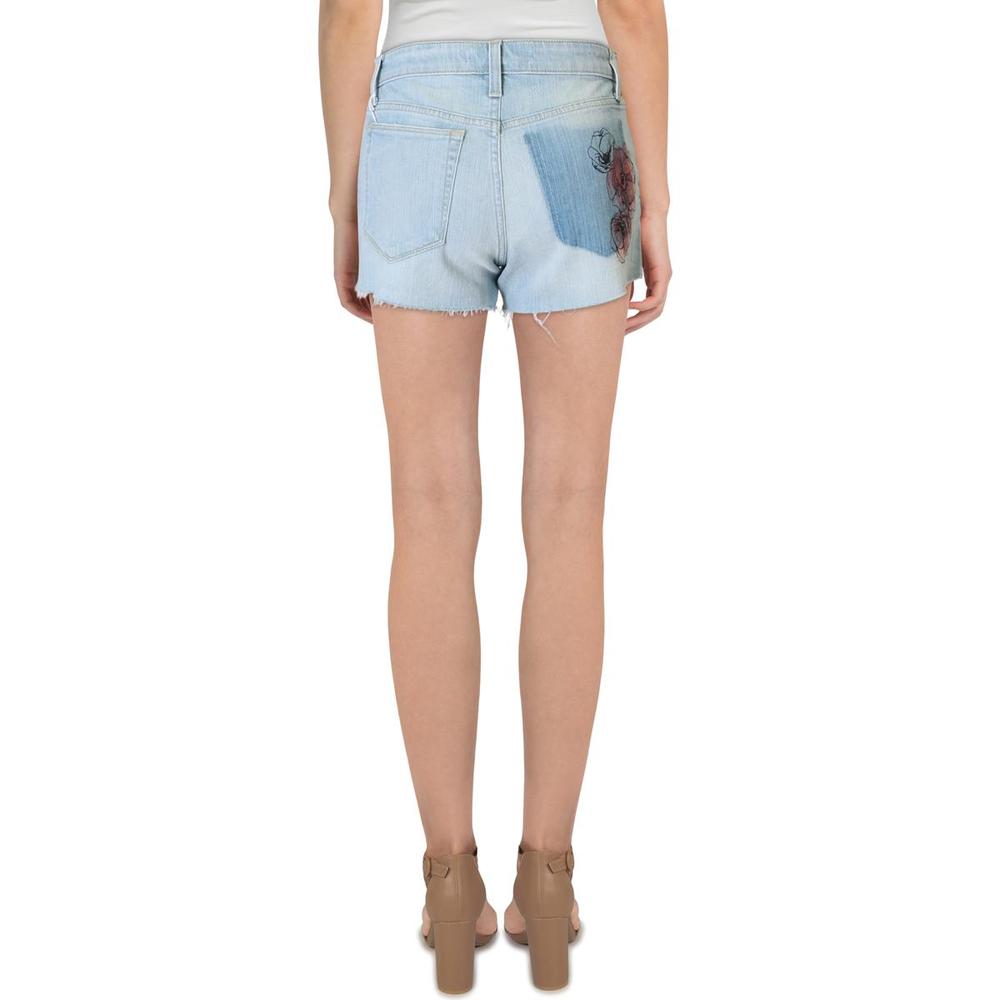 Joe S Jeans Womens Mid Rise Raw Hem Cutoff Shorts