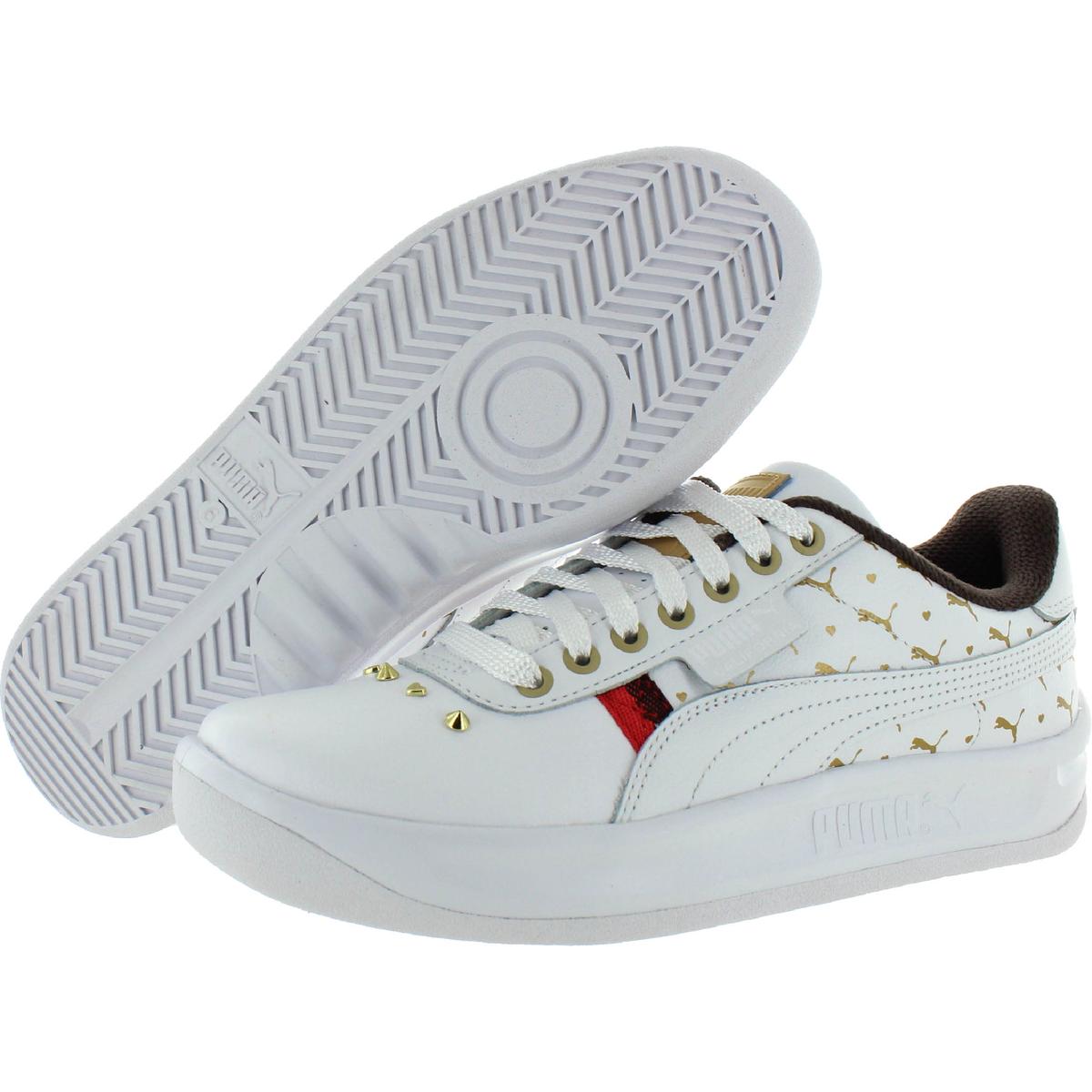Puma California Studs Womens Leather Studded Fashion Sneakers Puma California Studs Womens Leather Studded Fashion Sneakers