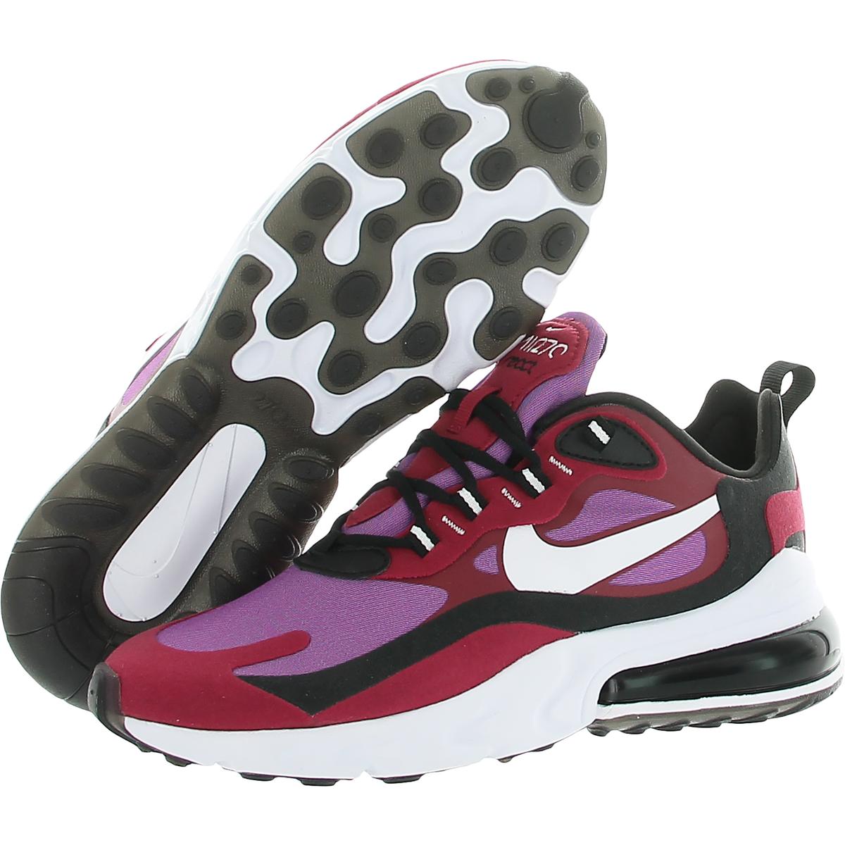 Nike Air Max 270 React Womens Leather Sneakers Running Shoes Nike Air Max 270 React Womens Leather Sneakers Running Shoes