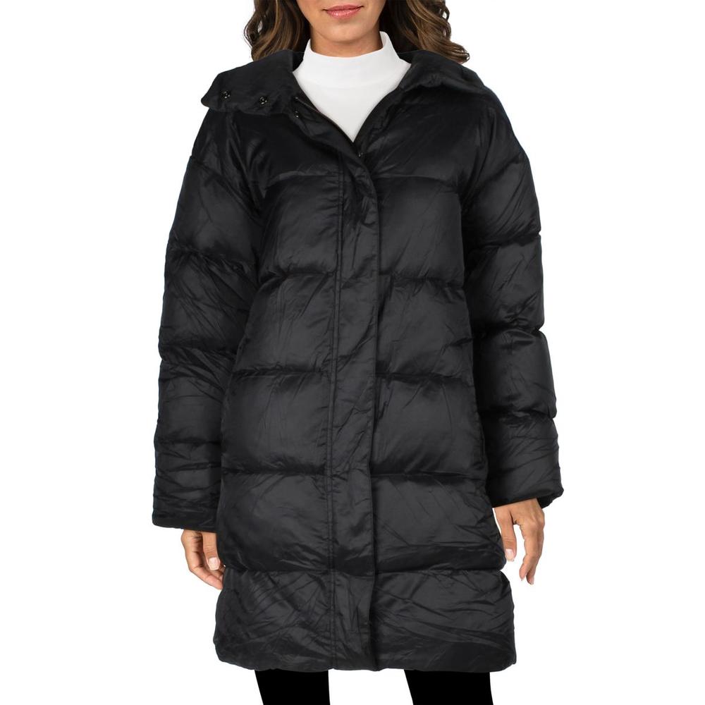 Eileen Fisher Womens Winter Down Puffer Coat