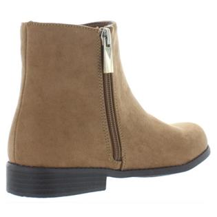 Michael Kors Emma Latica Girls Zipper Faux Suede Booties Michael Kors Emma Latica Girls Zipper Faux Suede Booties