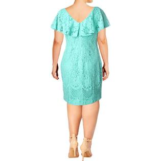 Ralph Lauren Tamalira Womens Lace Flutter Sleeves Cocktail Dress Ralph Lauren Tamalira Womens Lace Flutter Sleeves Cocktail Dress