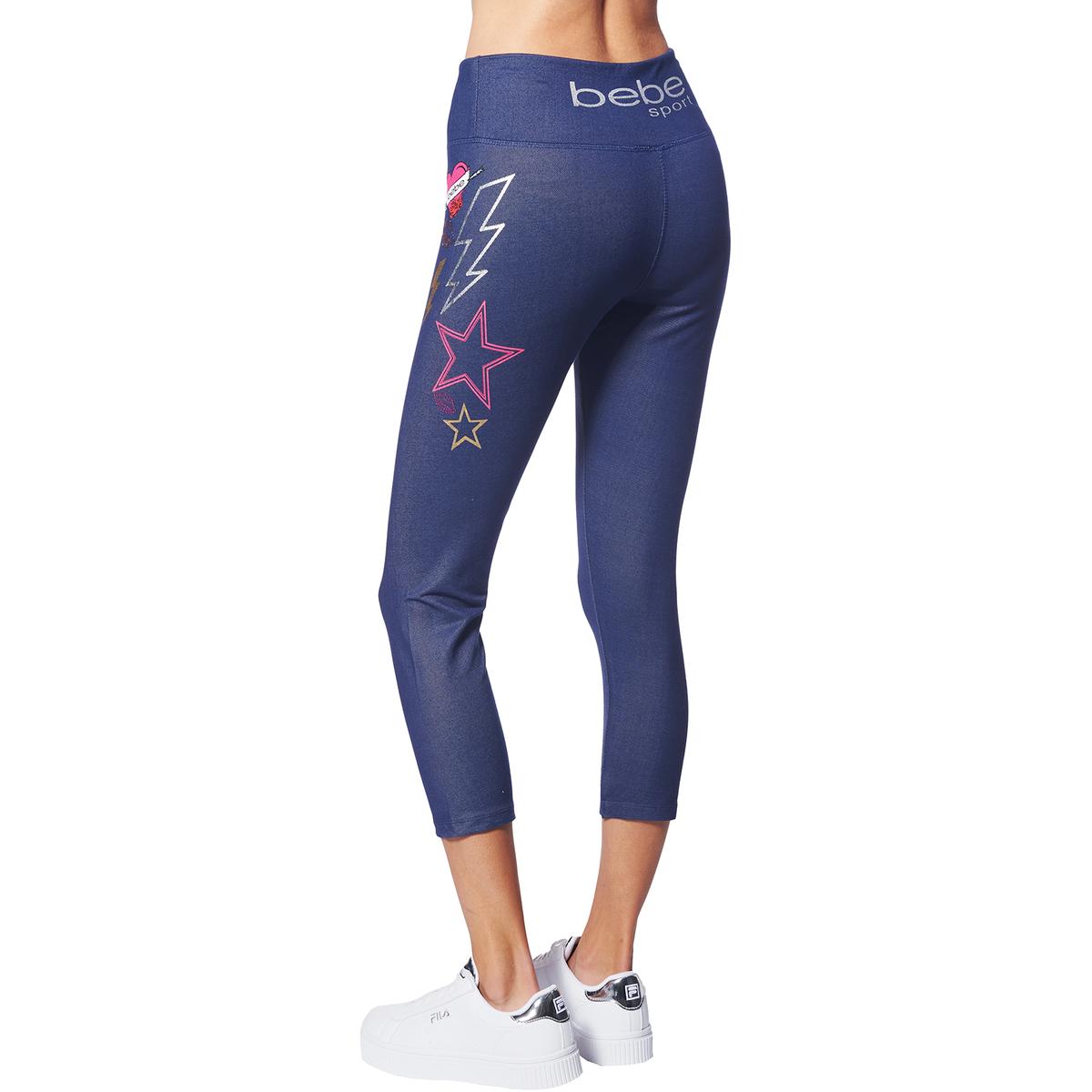 Bebe Sport Womens Fitness Yoga Athletic Leggings Bebe Sport Womens Fitness Yoga Athletic Leggings