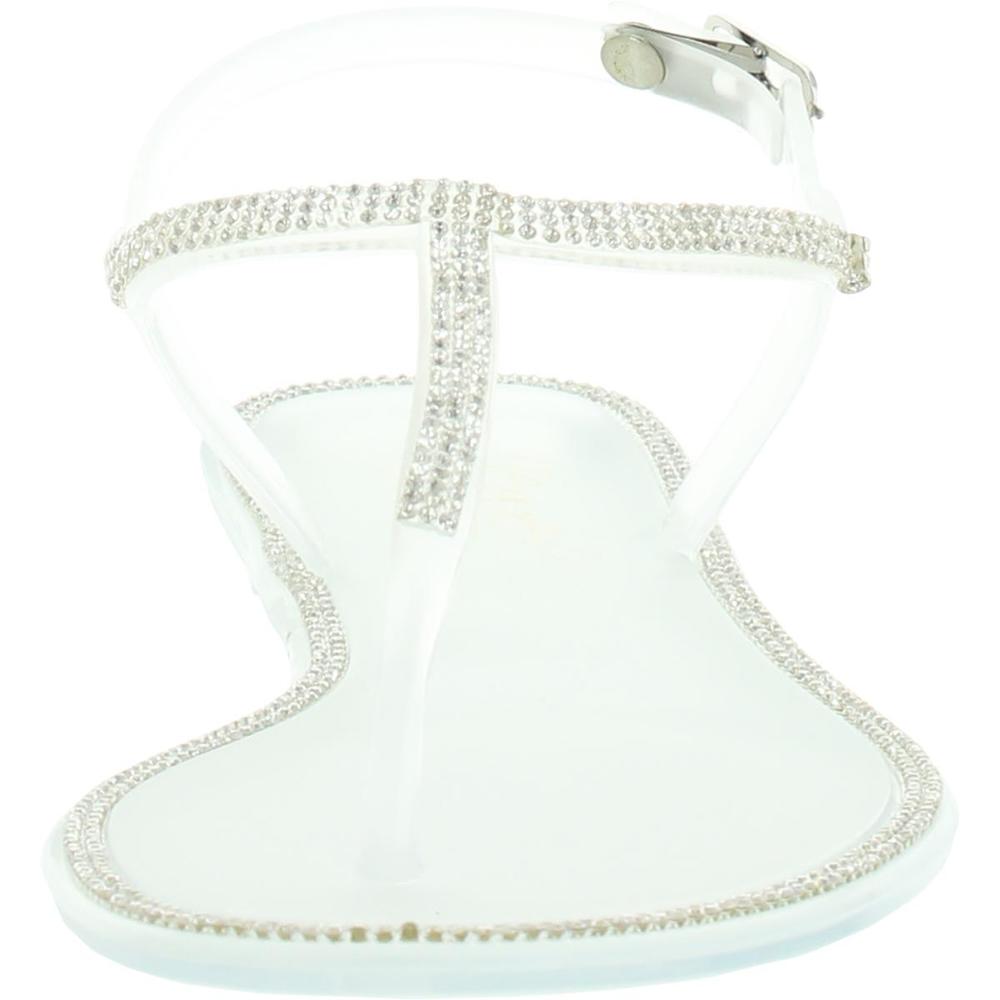 Jewel Badgley Mischka Normandy Womens Thong Slingback Jelly Sandals