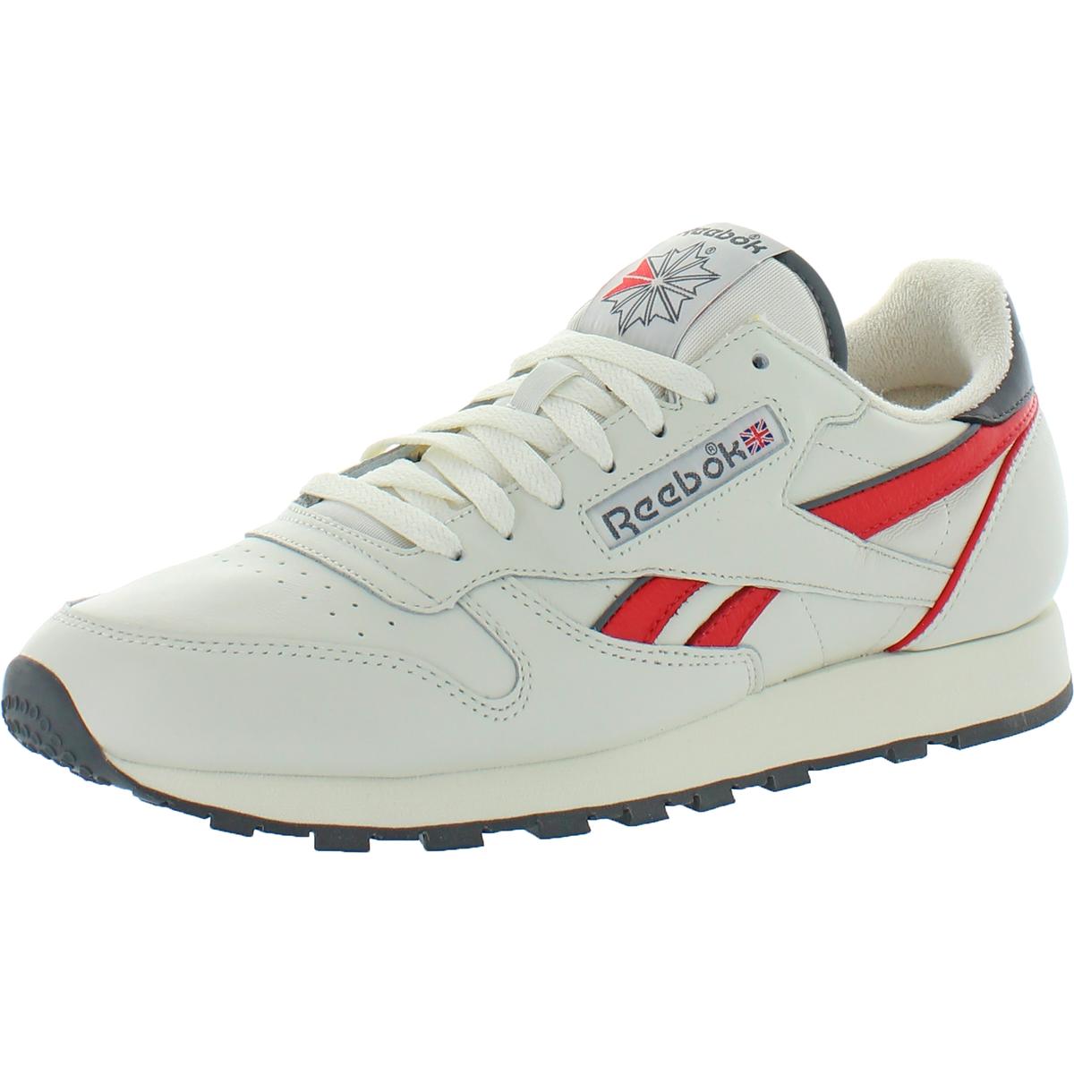 Hunger Surprised Wording Reebok Classic Leather MU Mens Leather Fitness Running Shoes