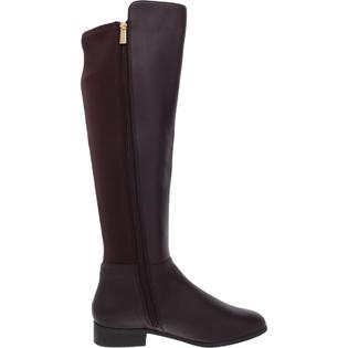 Michael Kors Womens Leather Stretch Thigh-High Boots