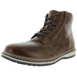 Crevo Rhet Mens Leather Lace Up Casual Boots