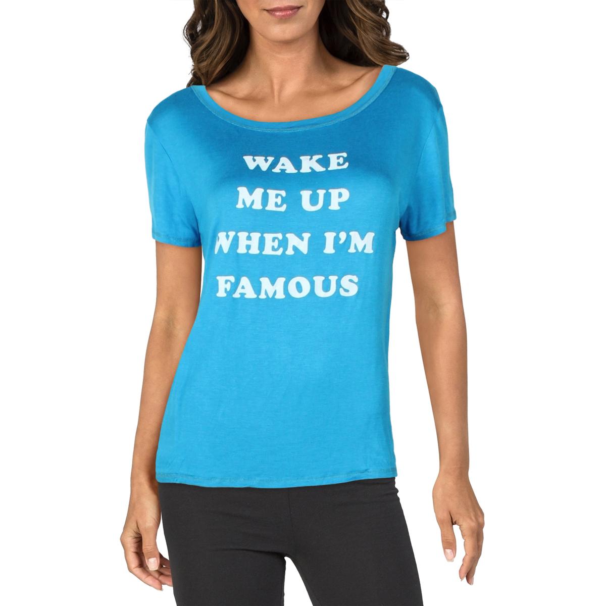 Prince Peter Wake Me Up When I'm Famous Womens Nightwear Sleepwear Pajama Top
