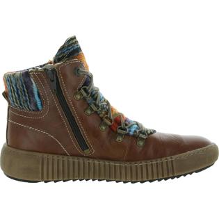 Josef Seibel Maren Womens Leather Knit Ankle Boots
