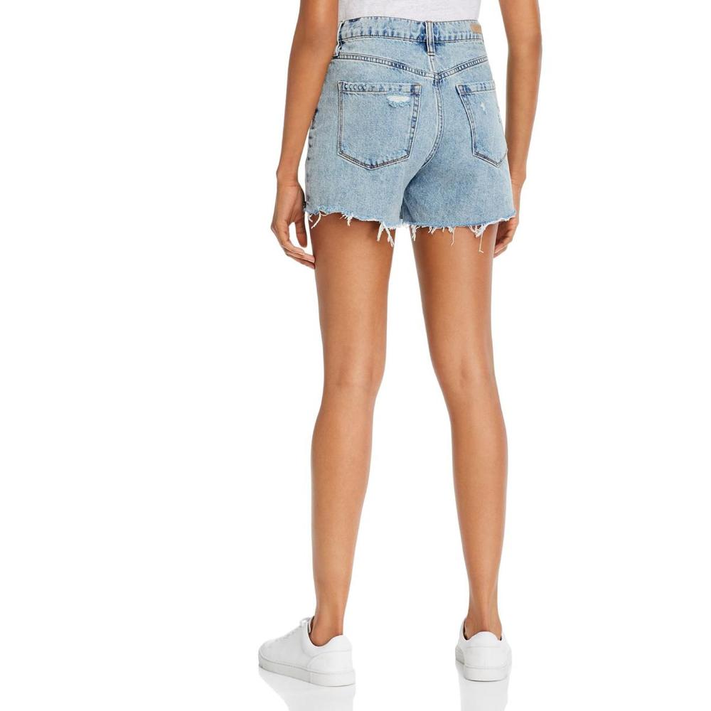 [BLANKNYC] Womens Denim Midi Cutoff Shorts