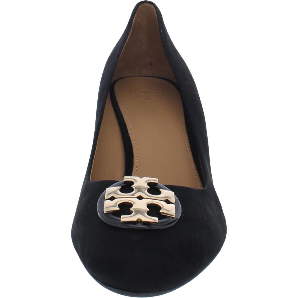 Tory Burch Claire Womens Leather Closed Toe Wedge Heels